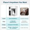 Reverse Osmosis System Countertop Water Filter, 4 Stage Purification, Counter RO Filtration, 2:1 Pure to Drain, Purified Tap