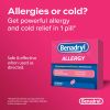 Benadryl Ultratabs Antihistamine Cold & Allergy Relief Tablets; 100 Count
